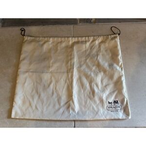 Coach  drawstring Purse dust bag 23 x 19 Excellent‎ condition